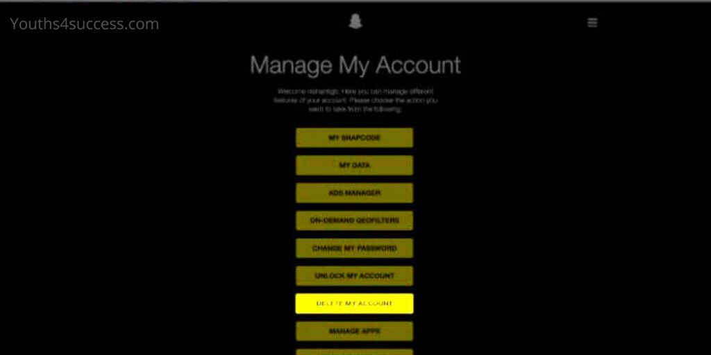 How To Delete Snapchat Account 
