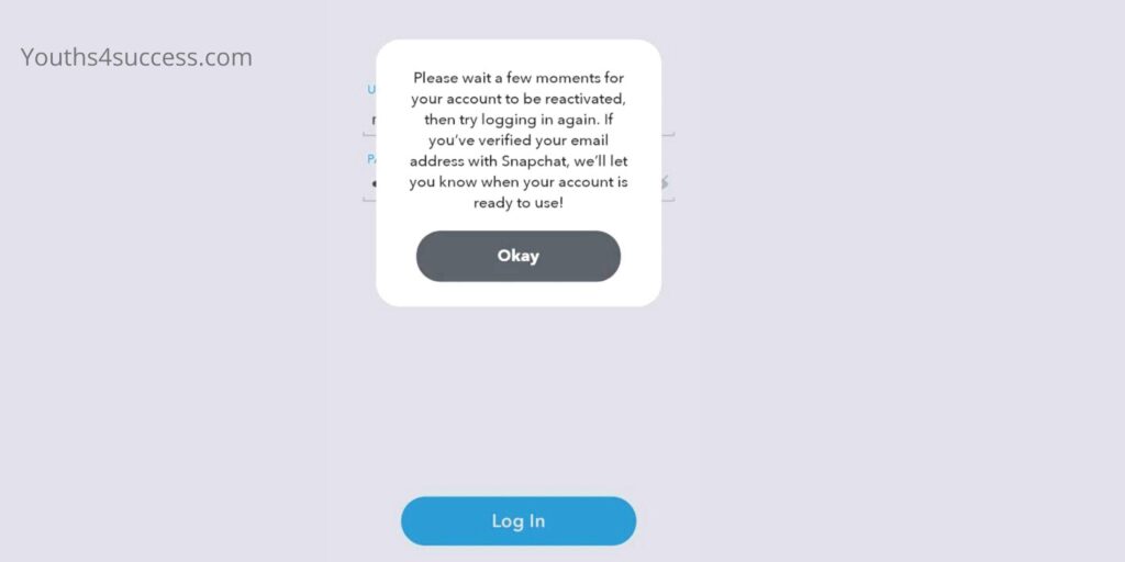 How To Reactivate Snapchat Account